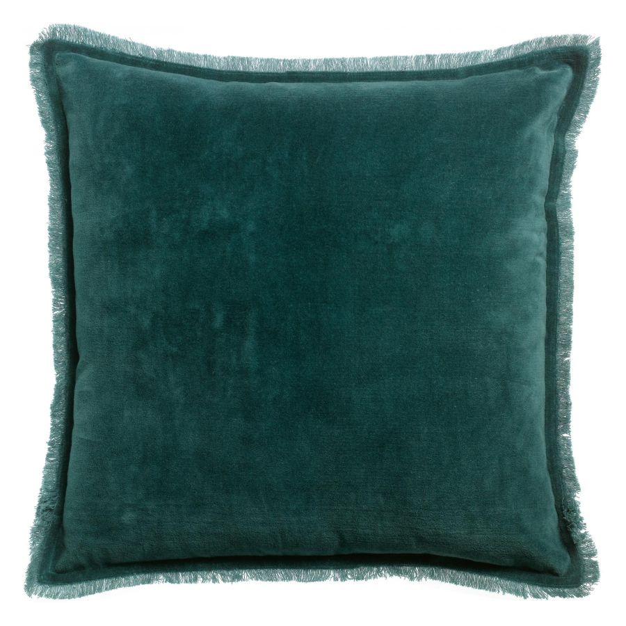Coussin Fara velours corinthe Vivaraise Nantes Les Petites Baladeuses