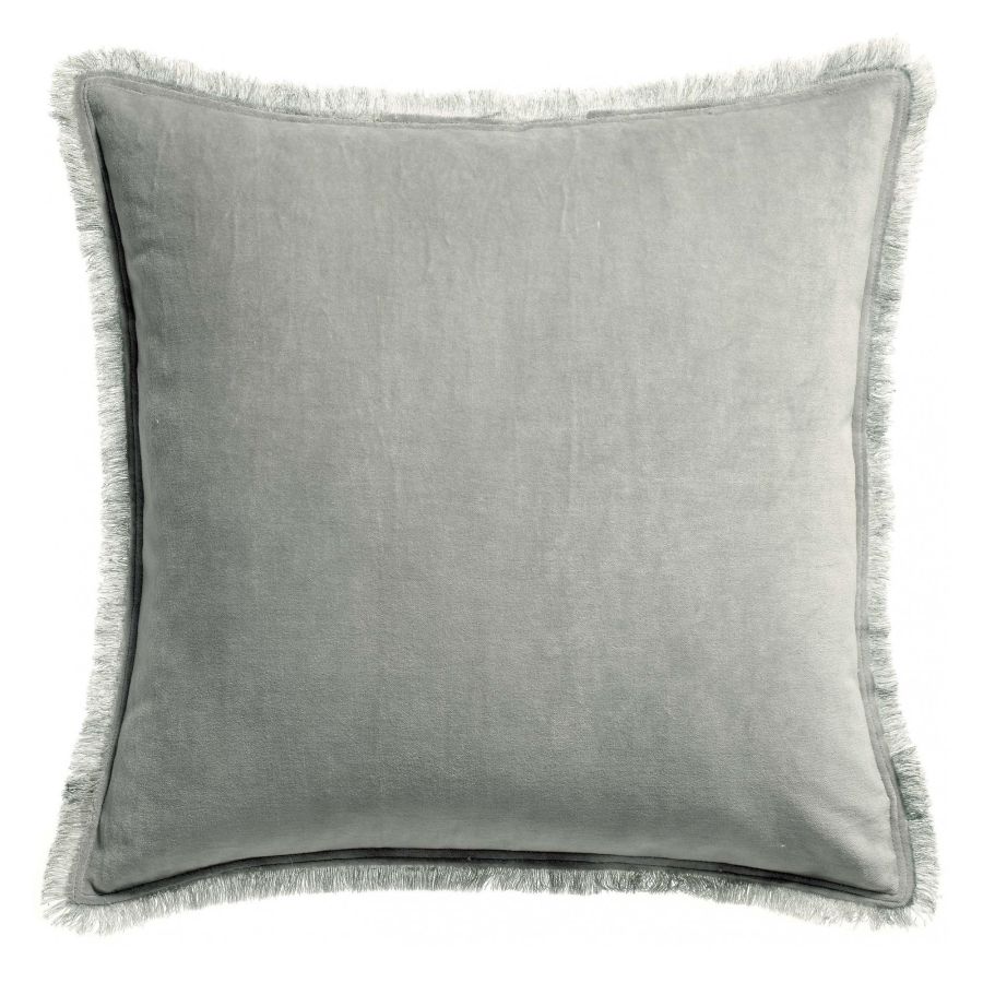 Coussin Fara velours perle Vivaraise Nantes Les Petites Baladeuses