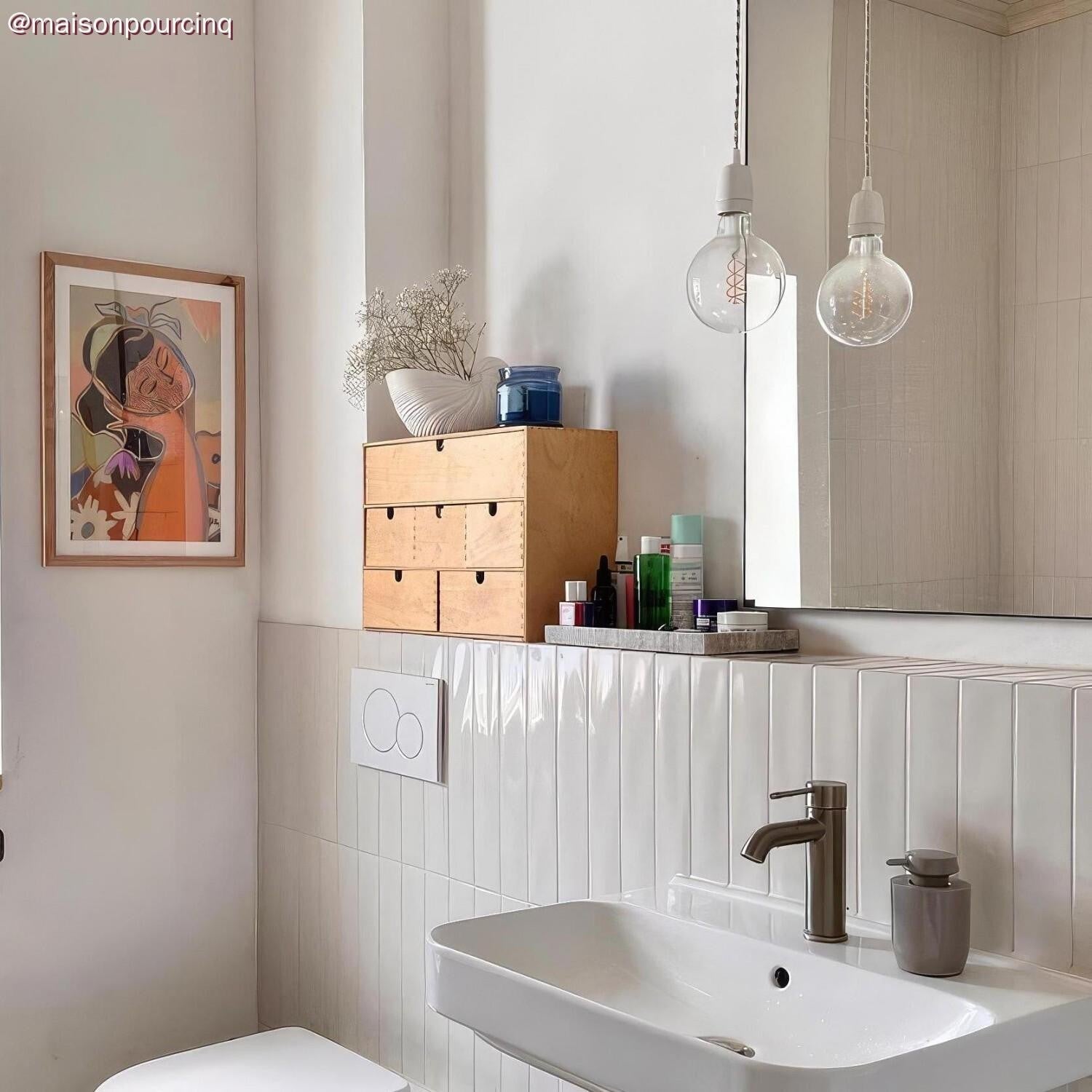 Douille E27 en porcelaine suspension