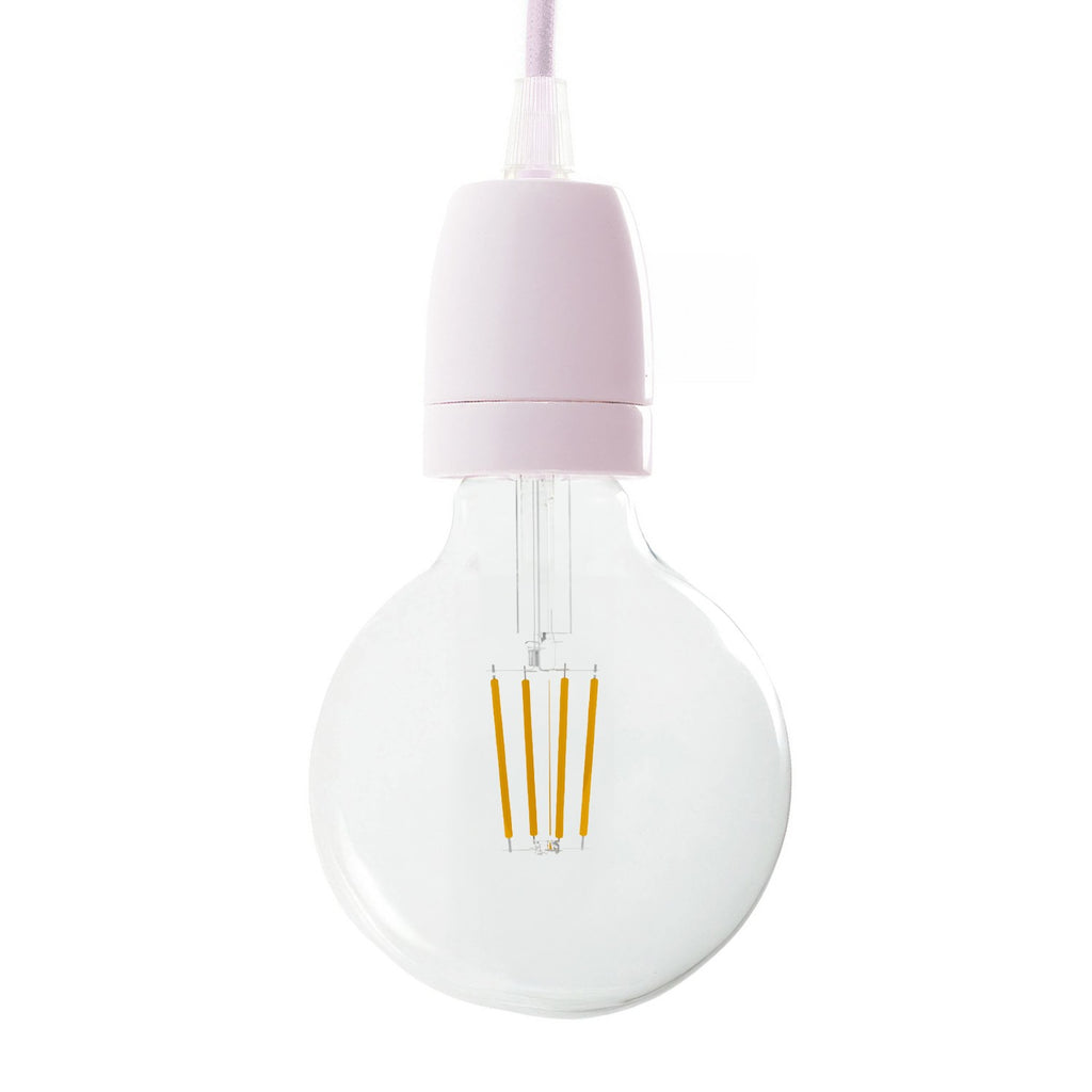 Douille en porcelaine rose E27 CreativeCable