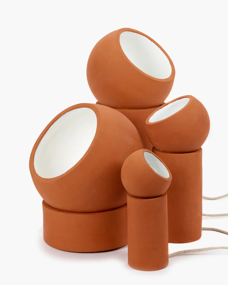 Lampe serax terracotta en terre cuite 