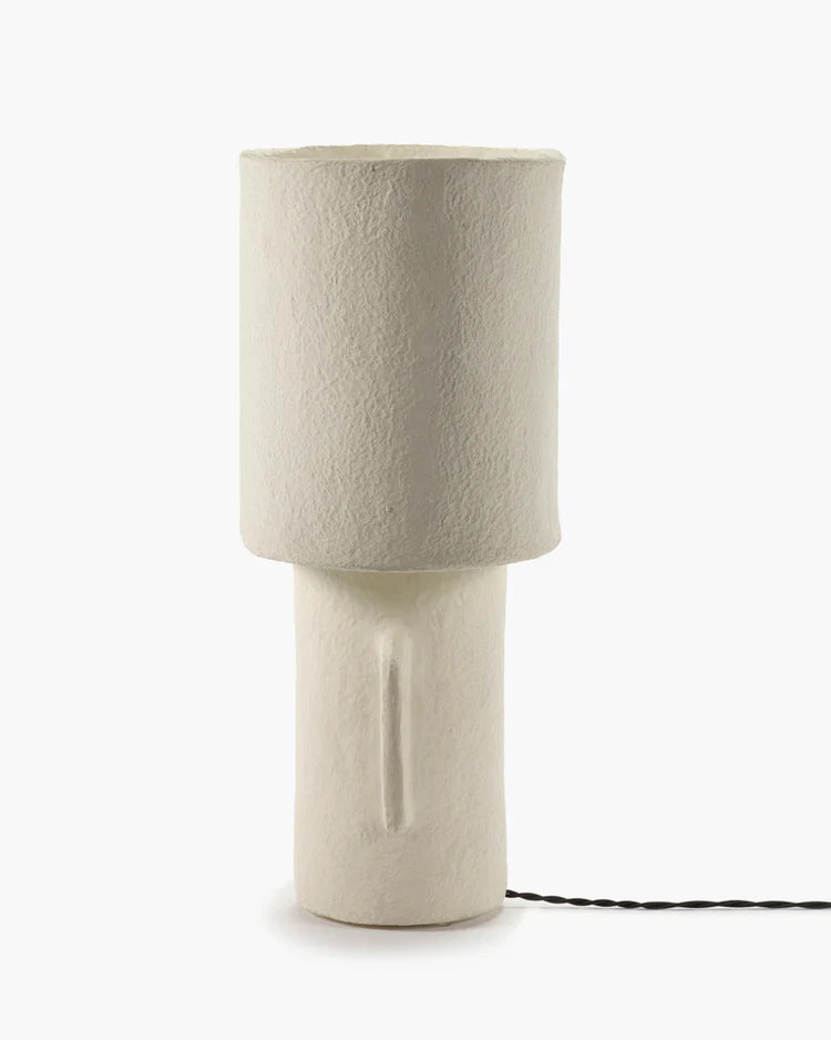 Lampe à poser Earth en papier mâché 01