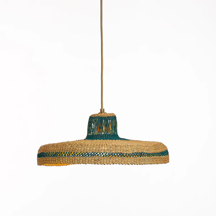 Suspension en paille tréssée