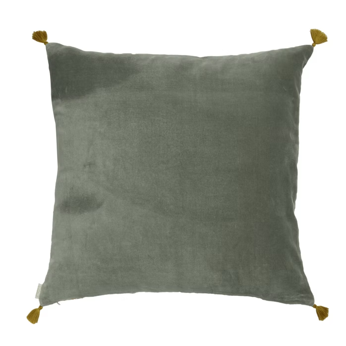 Housse de coussin Holi vert Bonheur du Jour