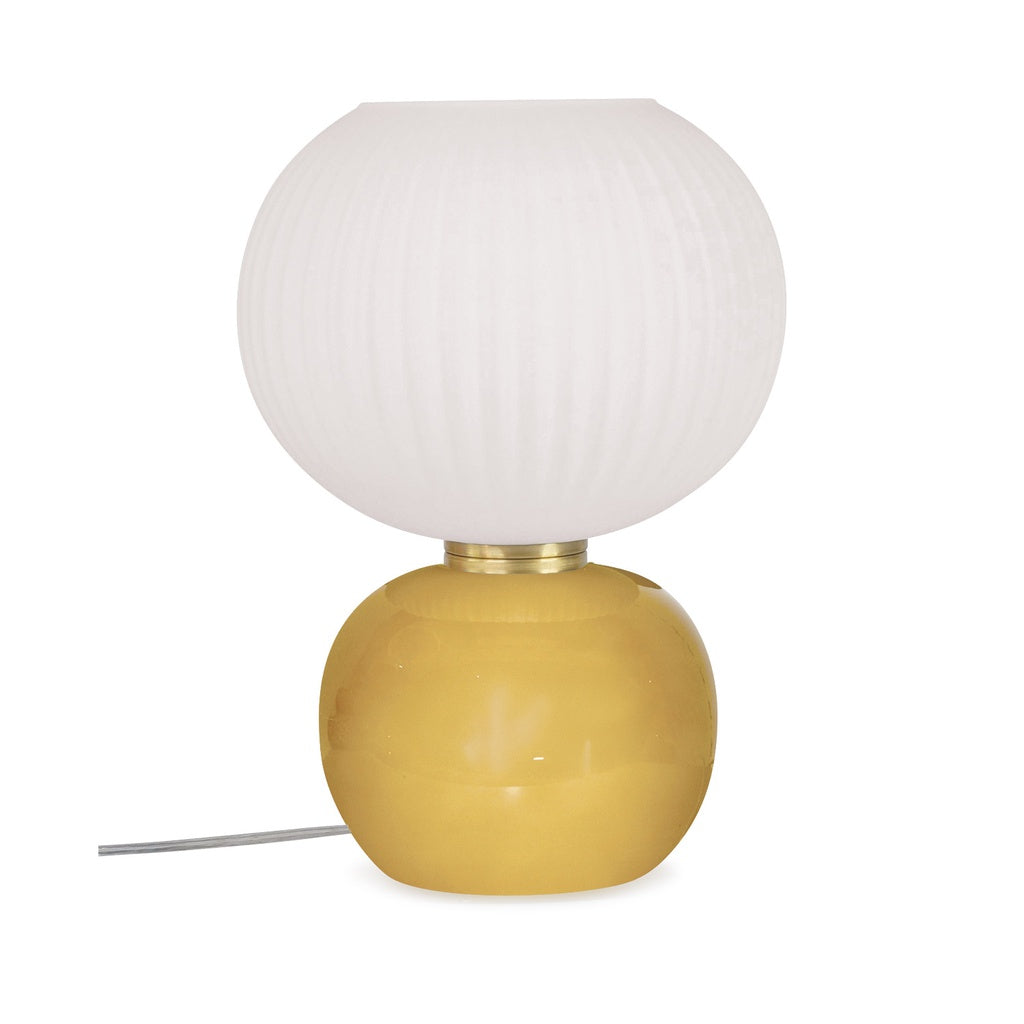 Lampe adonis en verre beige opjet Nantes Les Petites Baladeuses