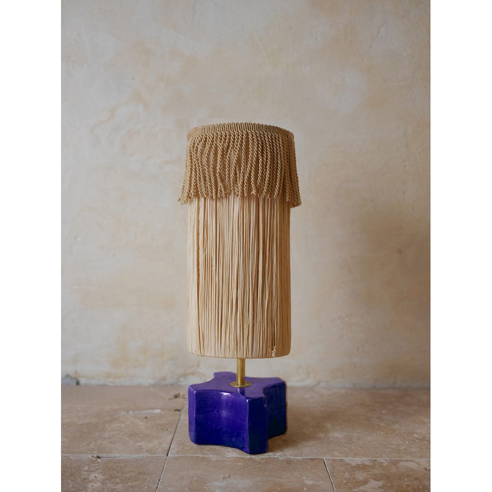 Lampe à poser Ida bleu klein honore deco