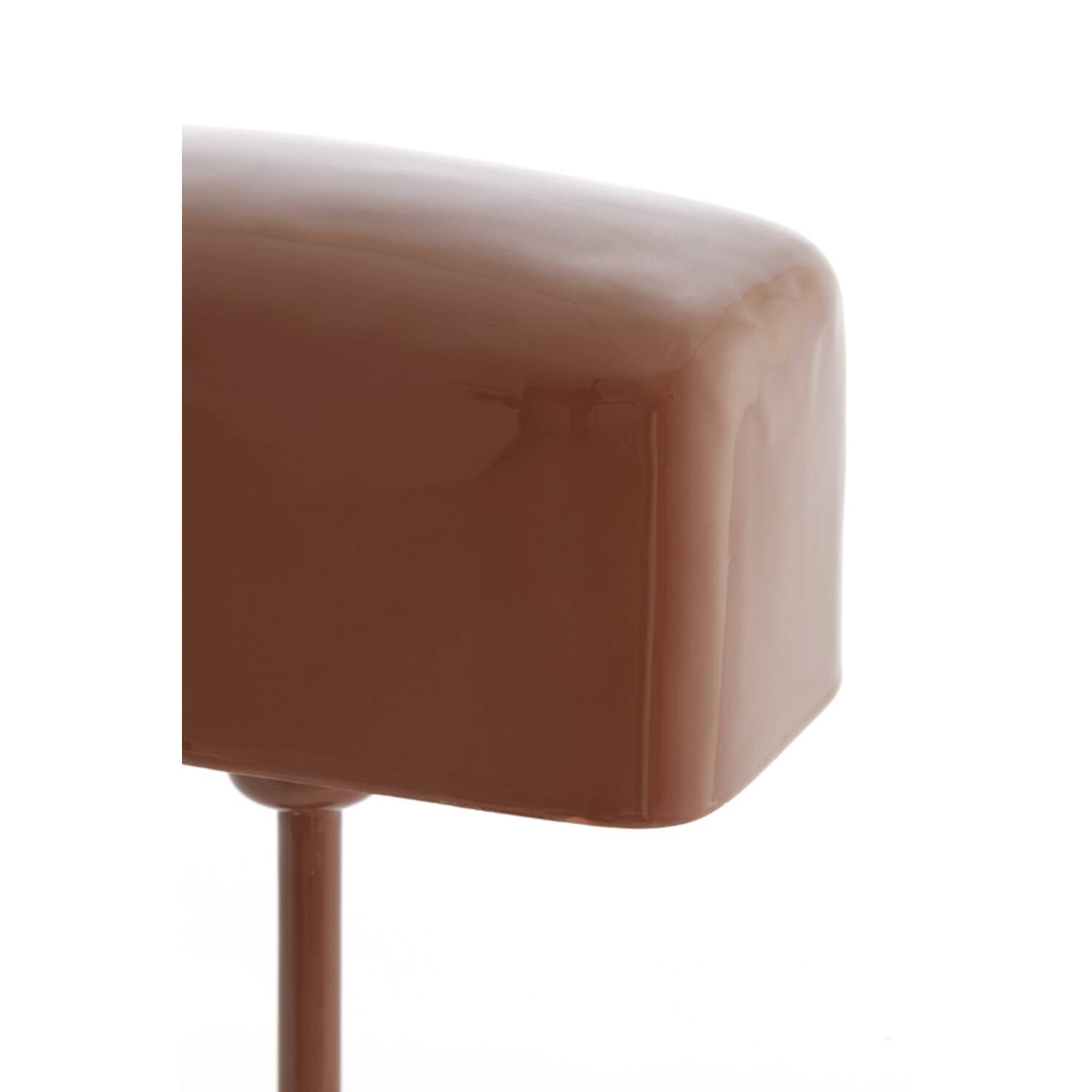 Lampe rouge brun brillant elenie light & living nantes les petites baladeuses