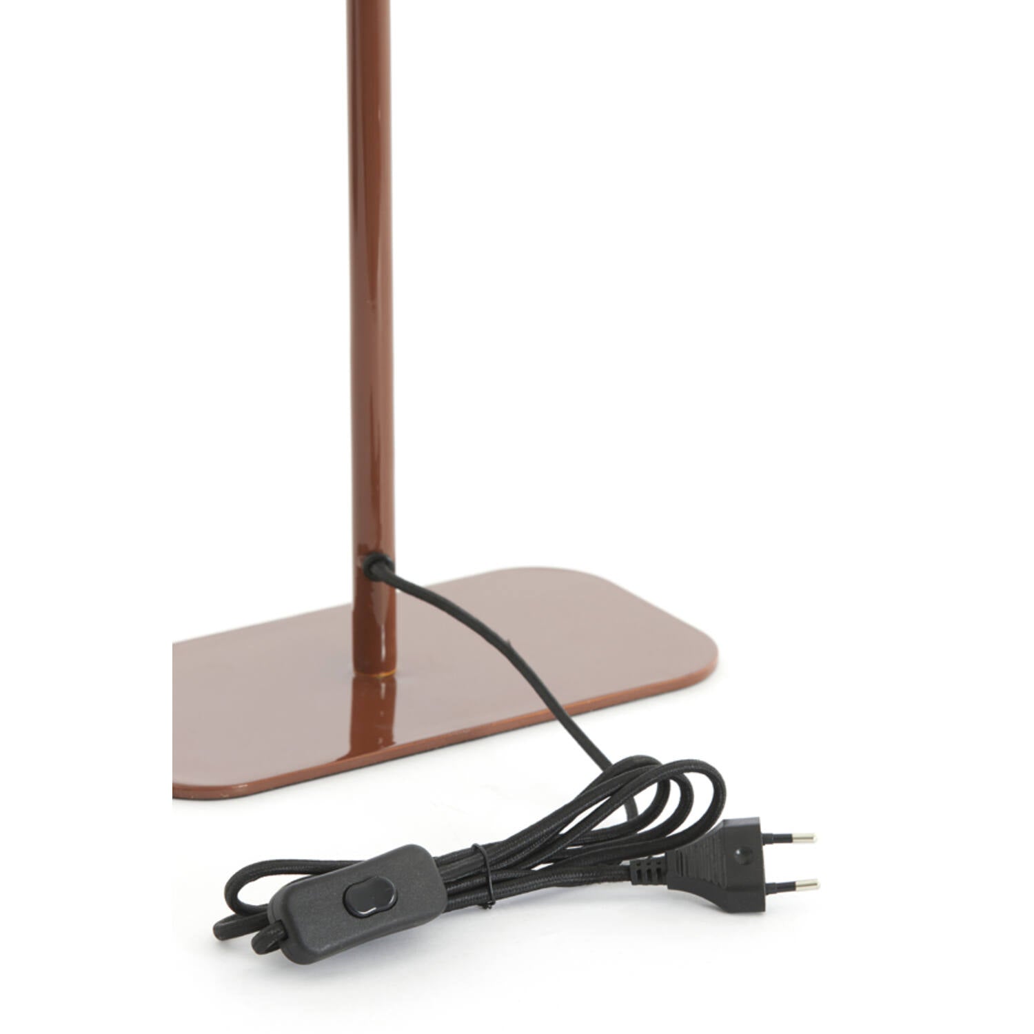 Lampe rouge brun brillant elenie light & living nantes les petites baladeuses