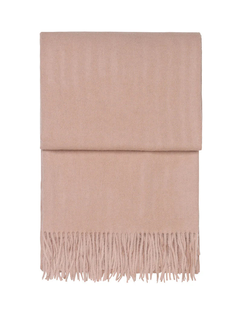 Plaid en laine d'Alpaga recyclée