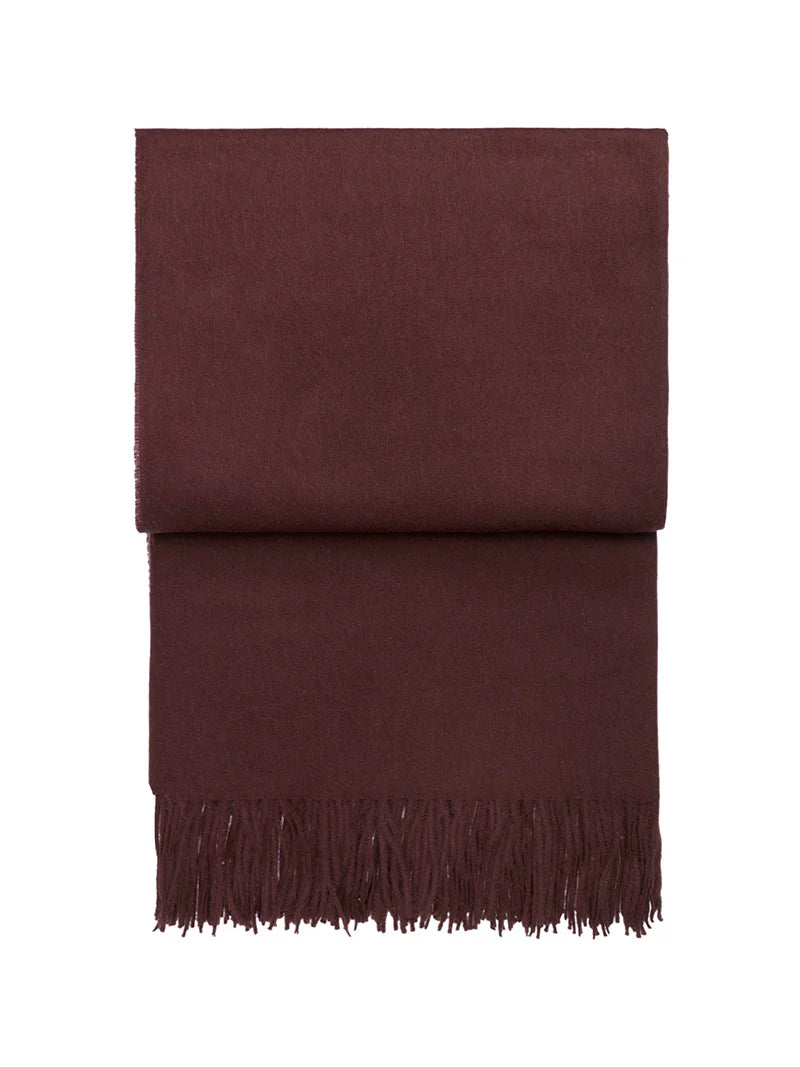 Plaid en laine d'Alpaga recyclée