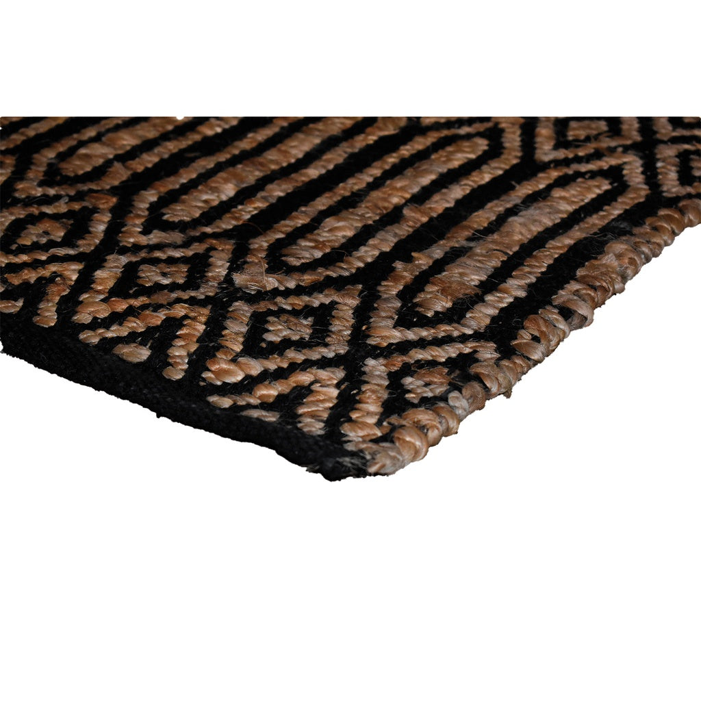 Tapis Jute Tulear Noir Nantes Les Petites Baladeuses