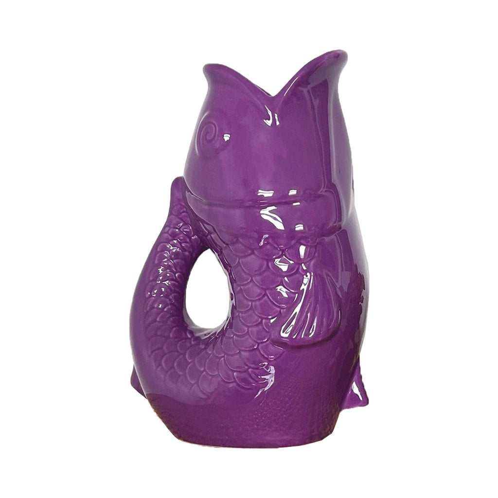 Vase poisson L violet opjet