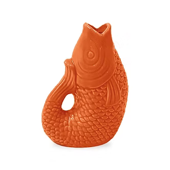 Vase poisson S orange opjet