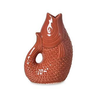 Vase poisson S terracotta opjet