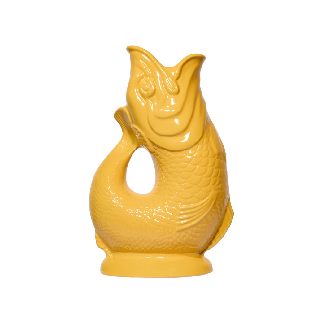Vase poisson gluckigluck glouglou jaune