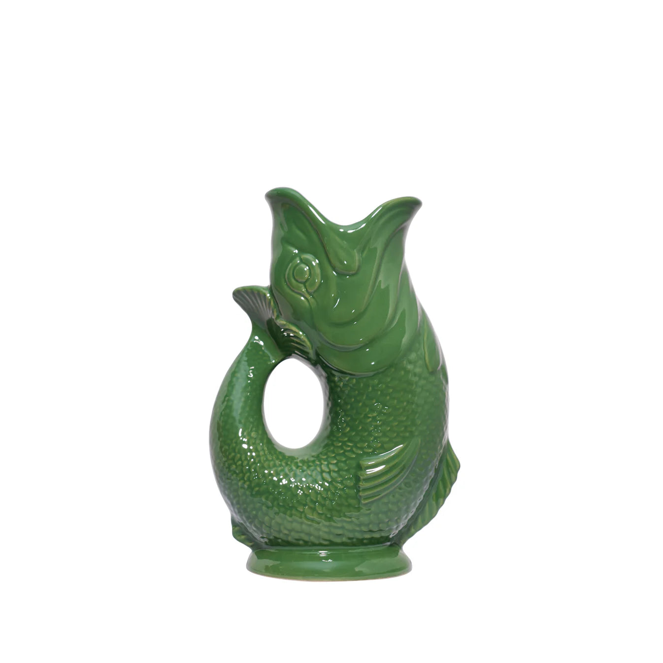 Vase poisson gluckigluck glouglou vert
