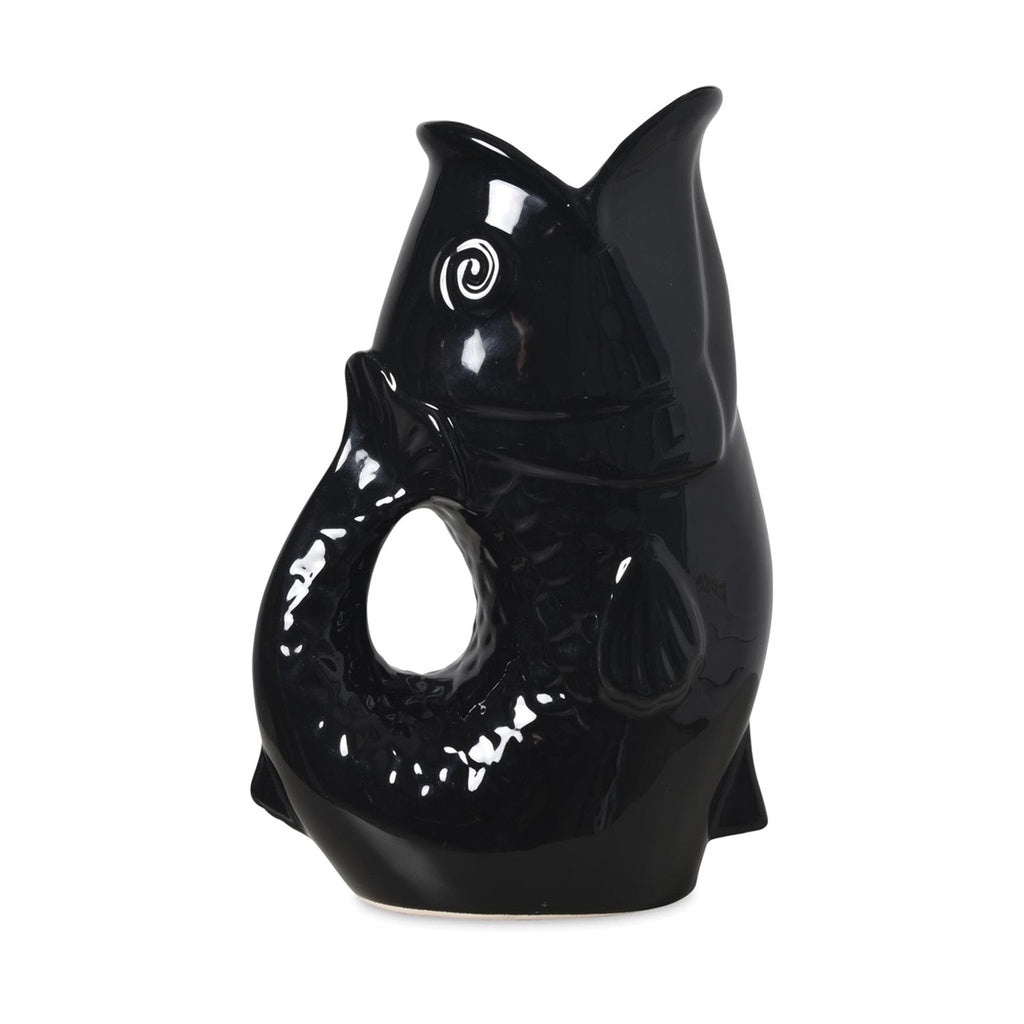 Vase poisson noir