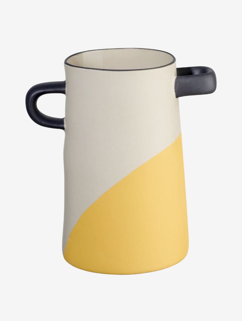 Vase yellow dipped Asa Nantes Les Petites Baladeuses