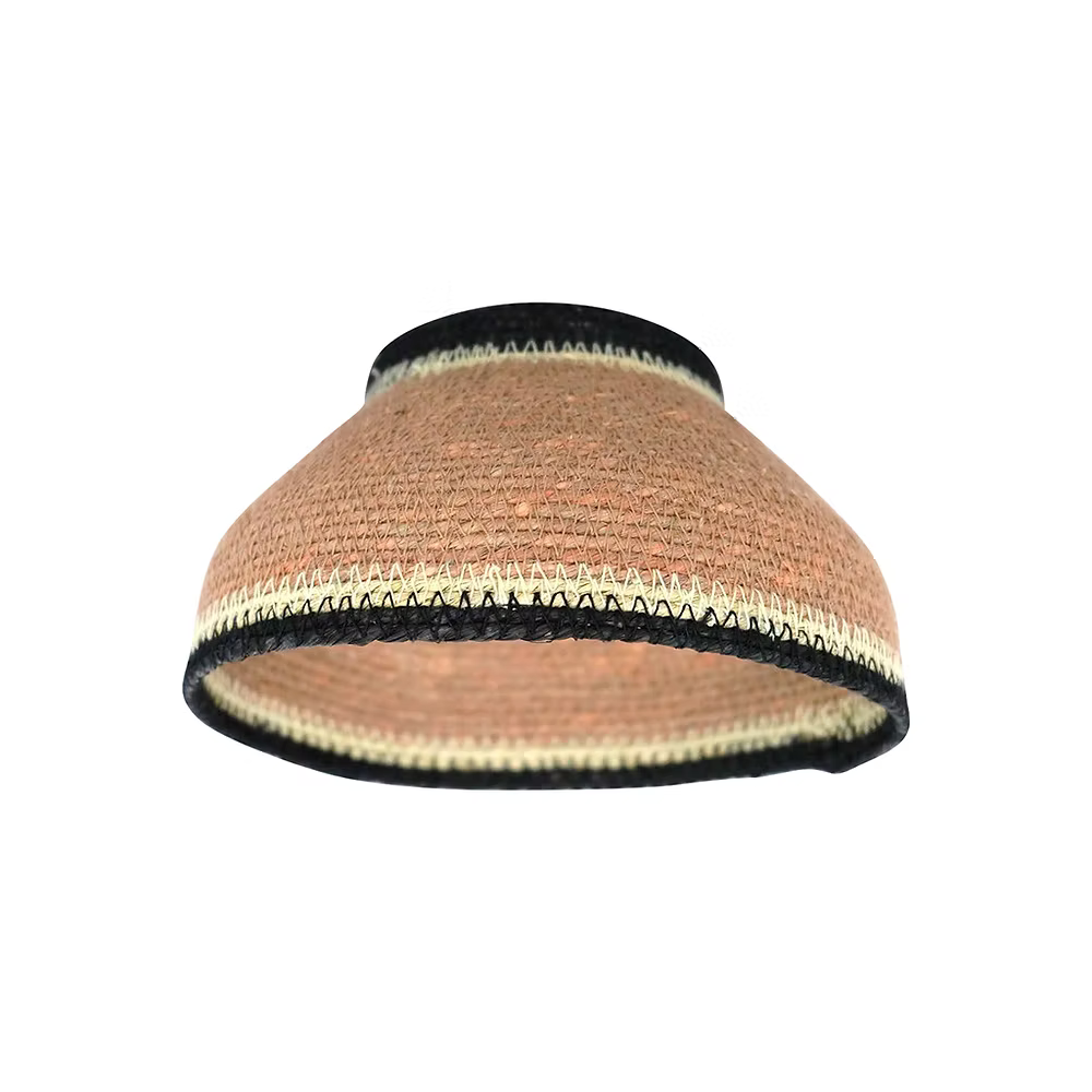 abat jour clan noir nude opjet jonc de mer