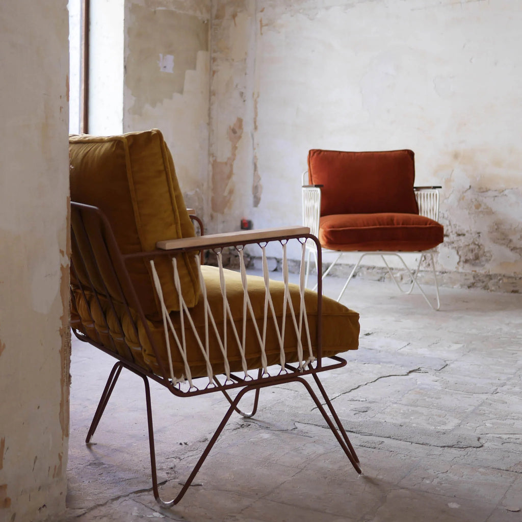 Fauteuil Croisette Velours