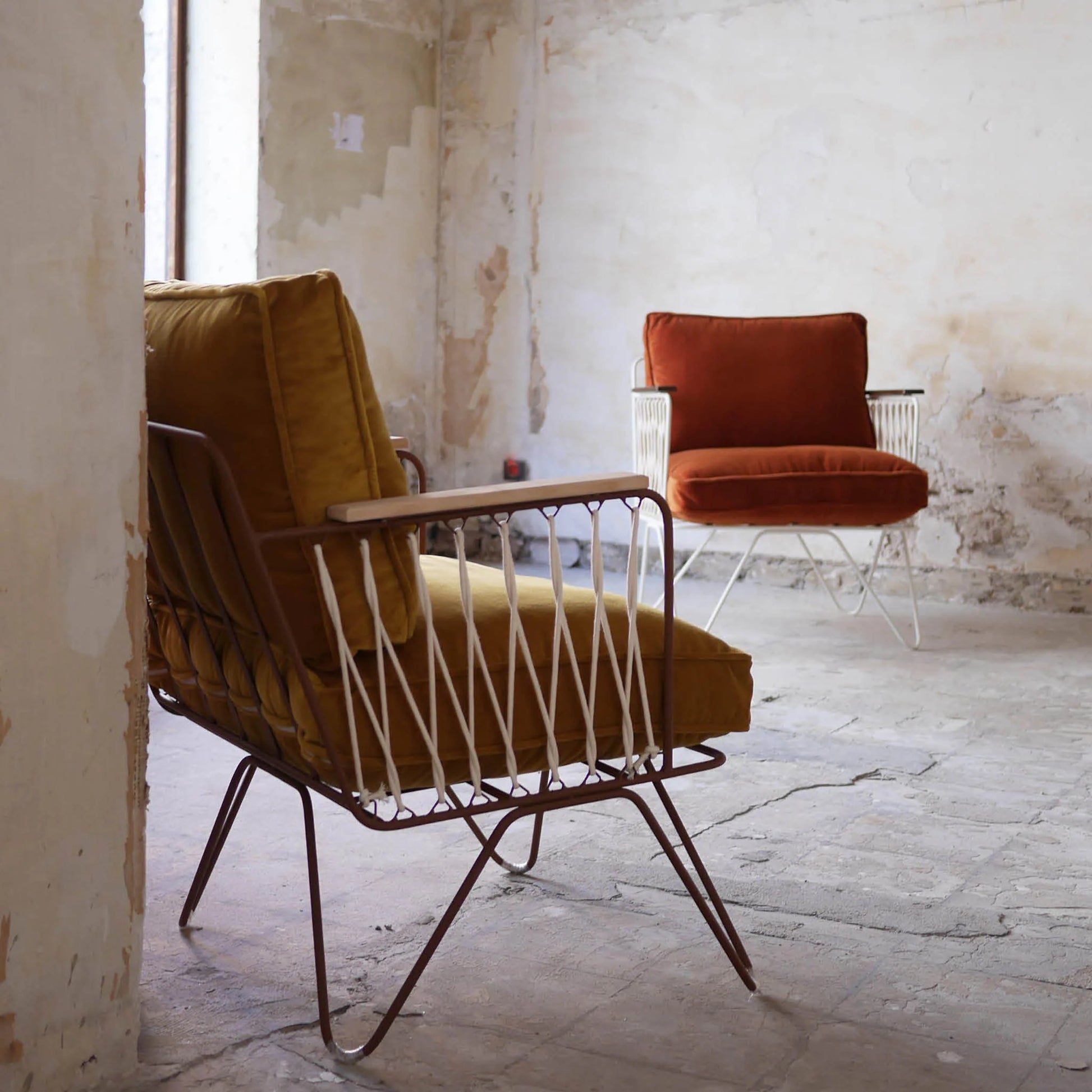 Fauteuil Croisette Velours