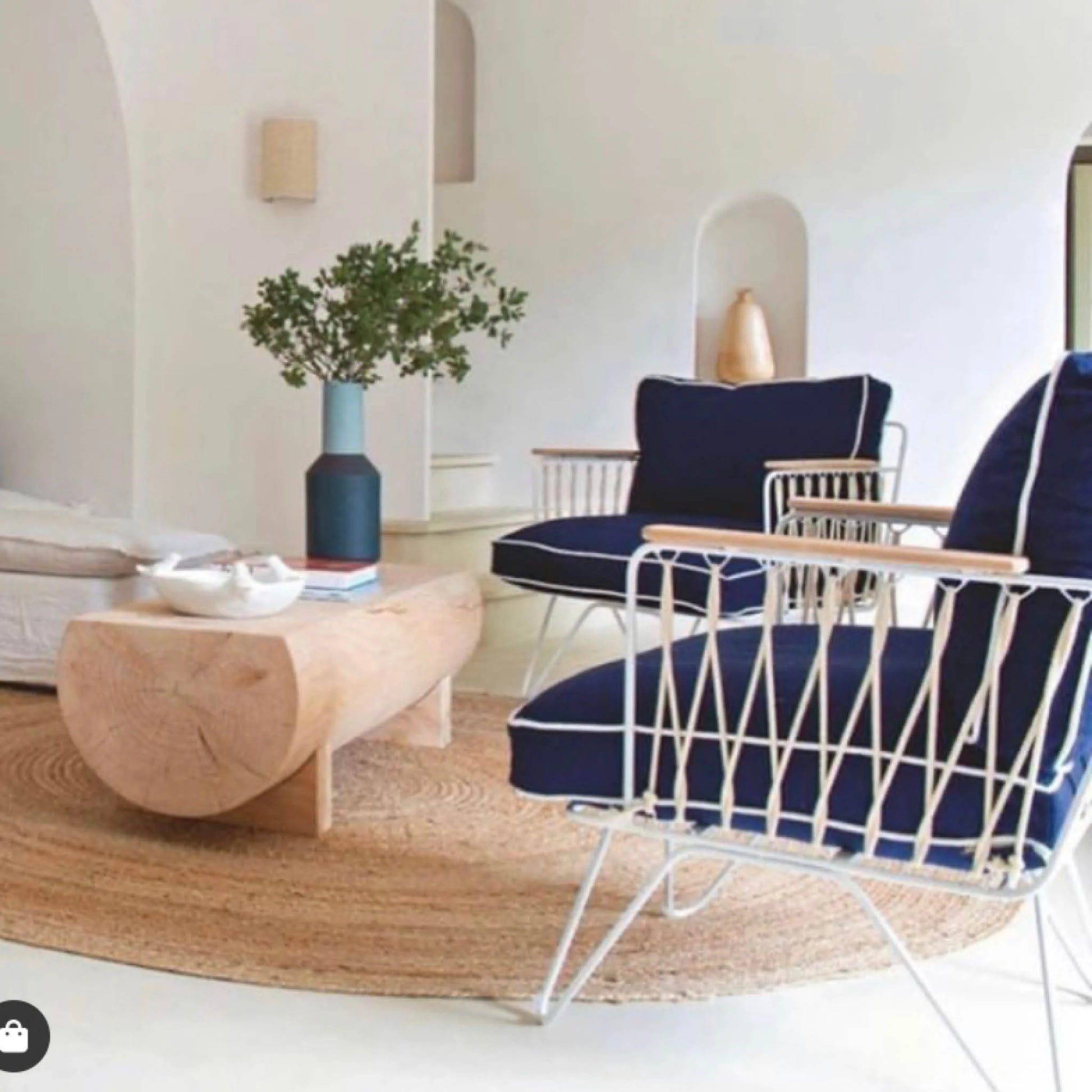 Fauteuil Croisette Coton