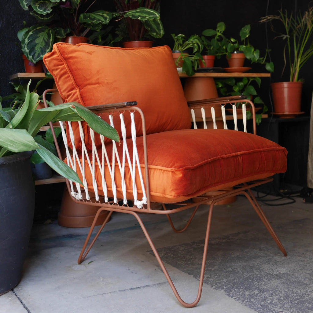 Fauteuil Croisette Velours