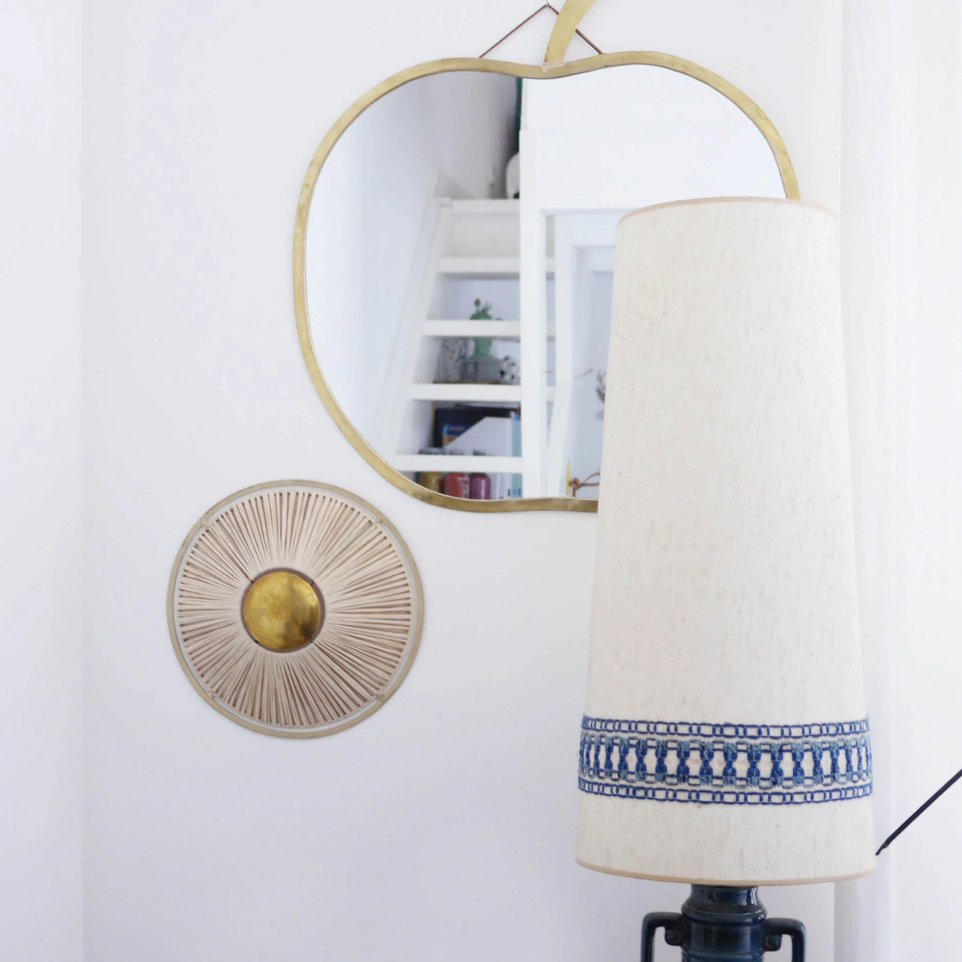 Applique Rond raphia