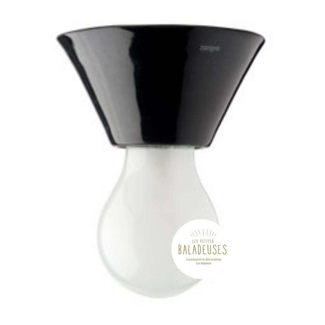 applique porcelaine cone noire zangra