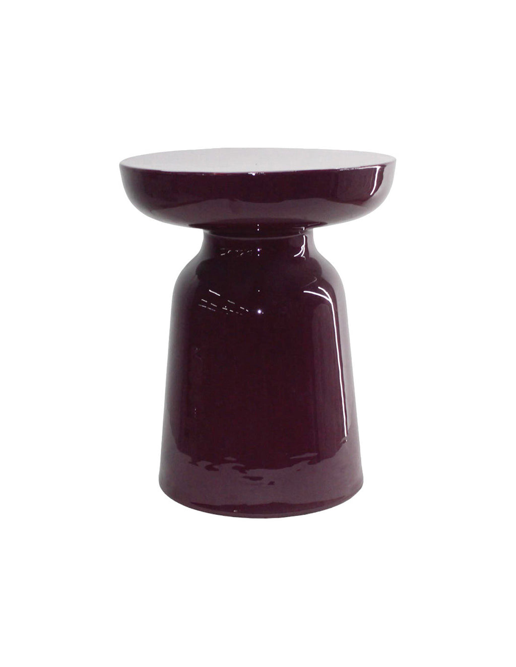table d'appoint brillante violette opjet