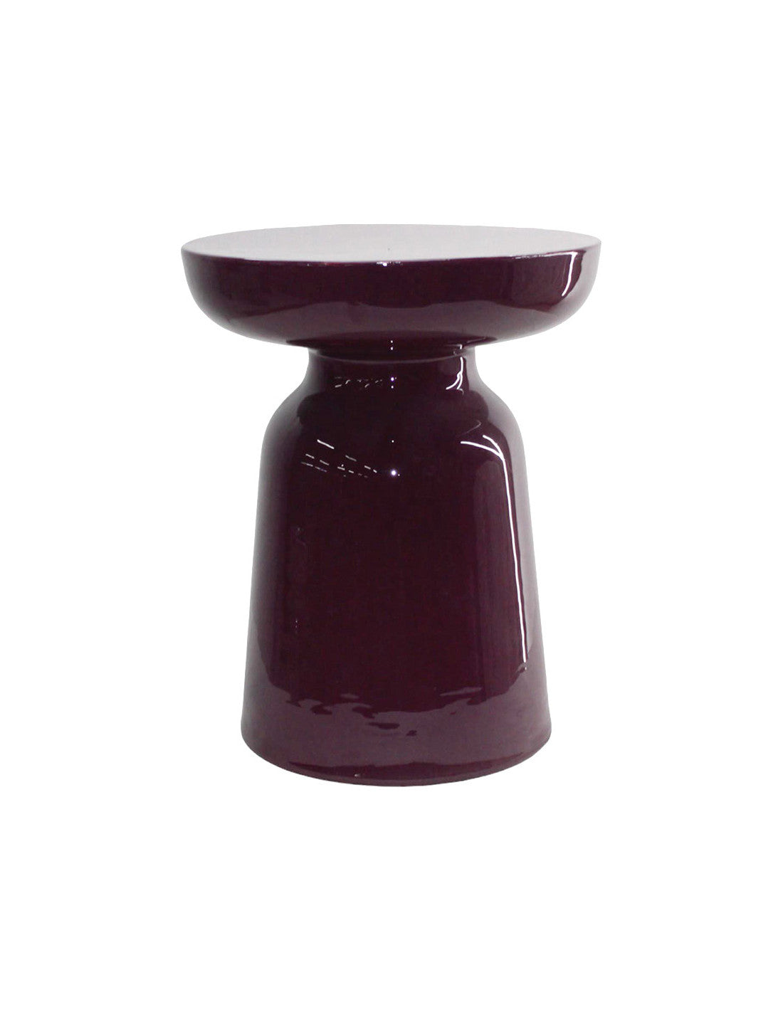 table d'appoint brillante violette opjet