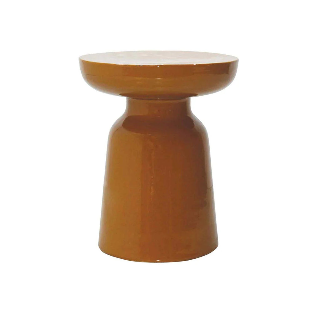 table d'appoint brillante ocre opjet