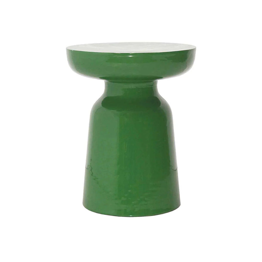 table d'appoint brillante verte opjet