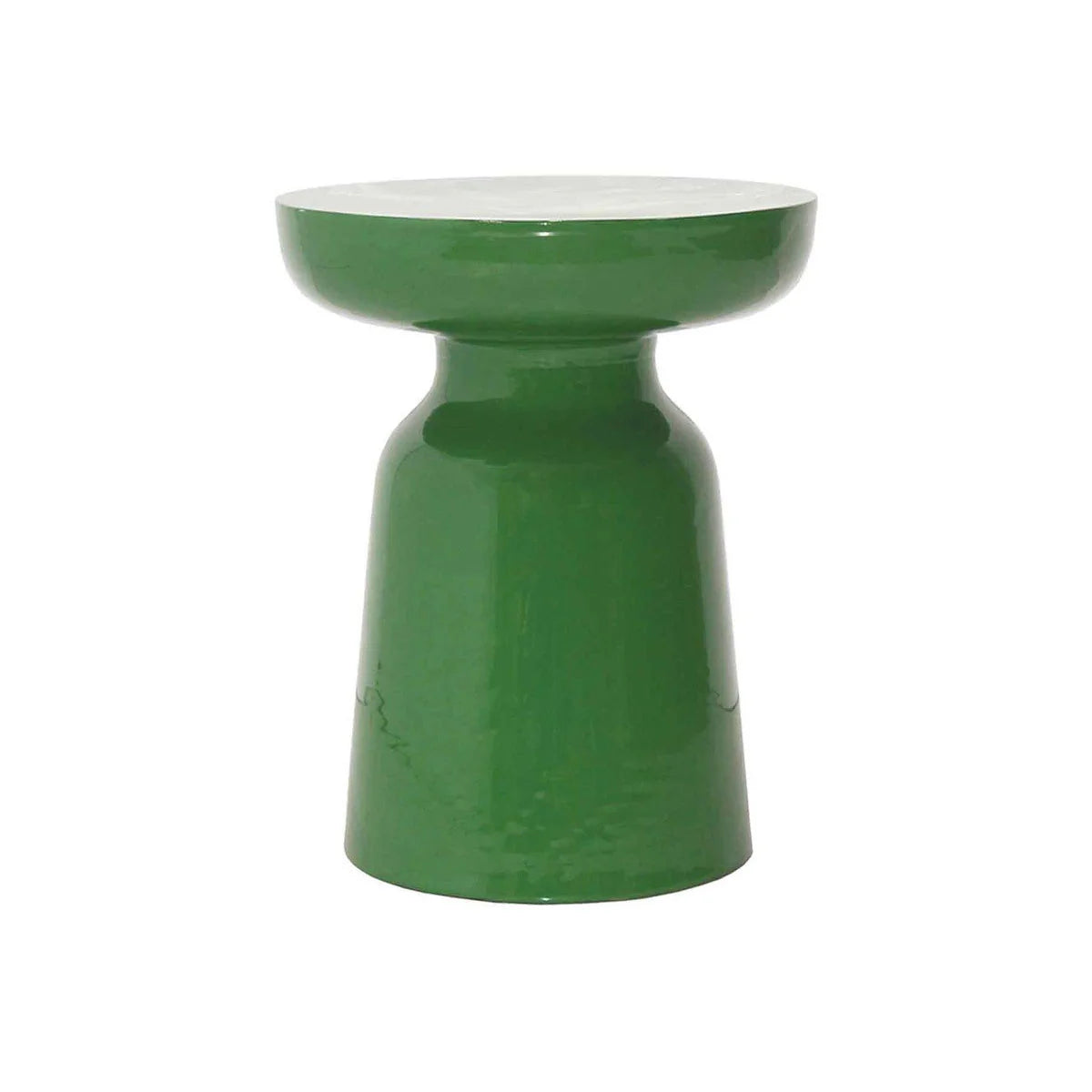 table d'appoint brillante verte opjet