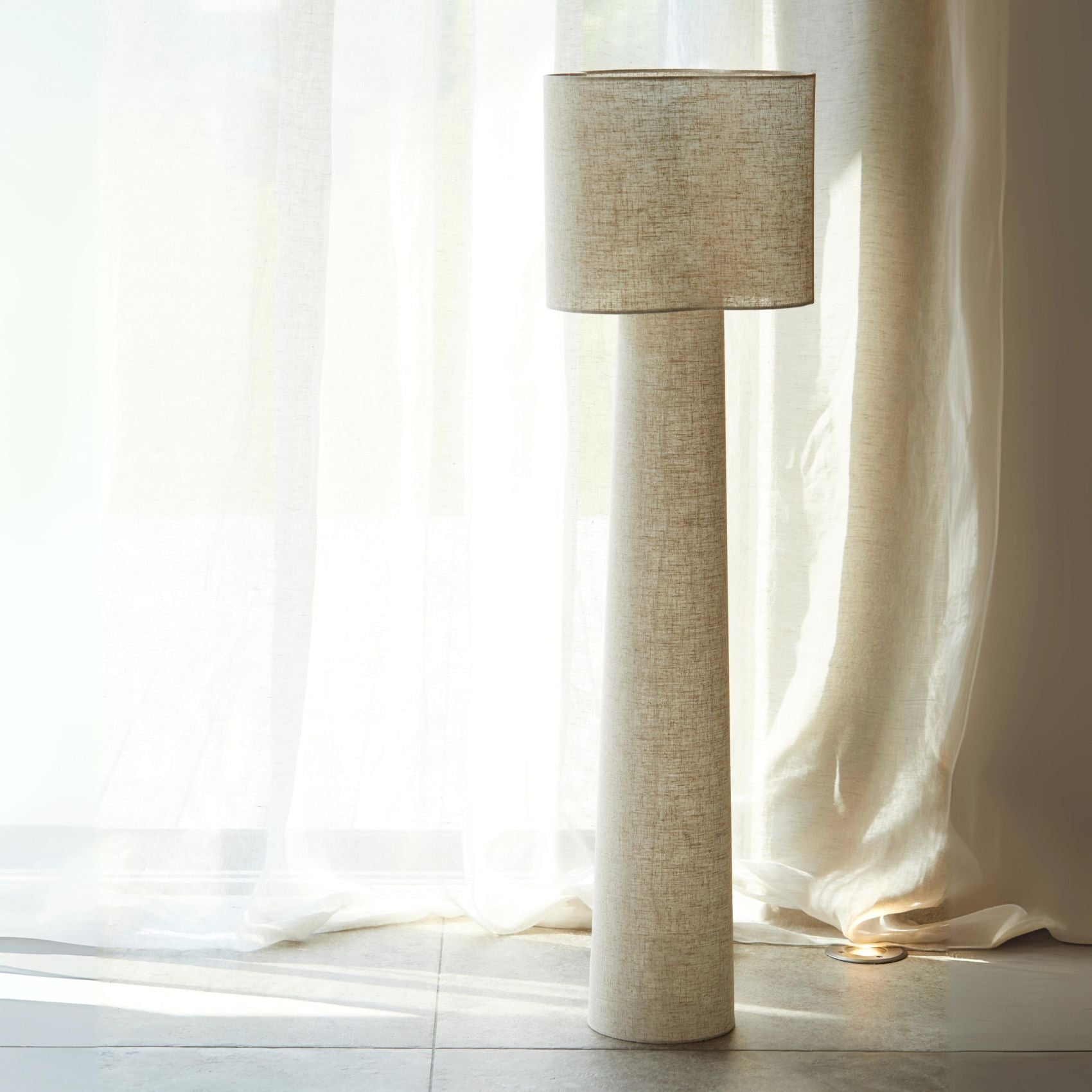 Lampadaire Osmose en toile