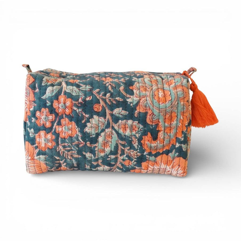 Trousse de toilette en coton imprimé N°107
