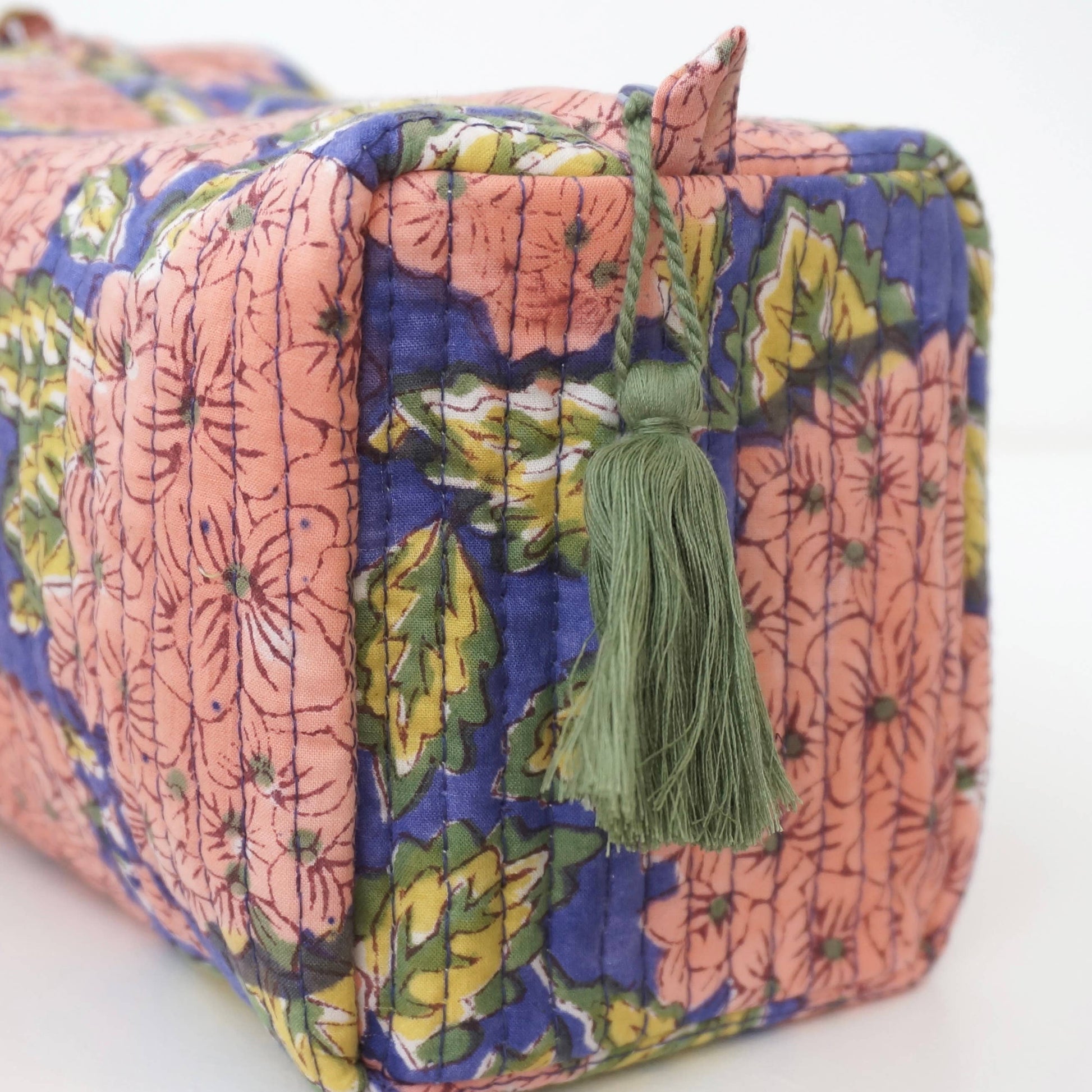 Trousse de toilette en coton imprimé N°127