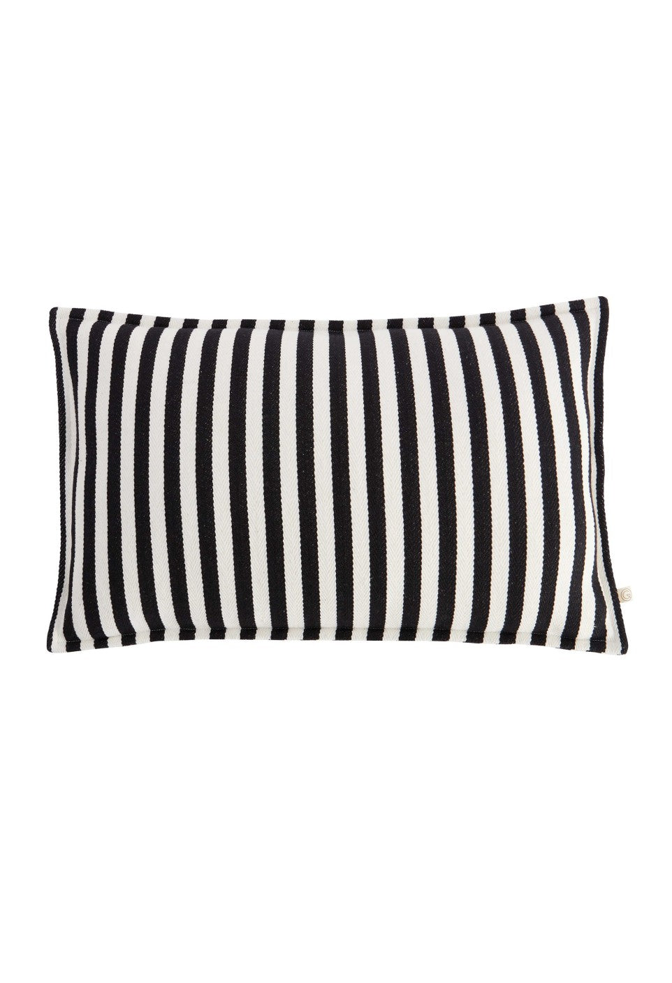 Housse de coussin - rayures noires