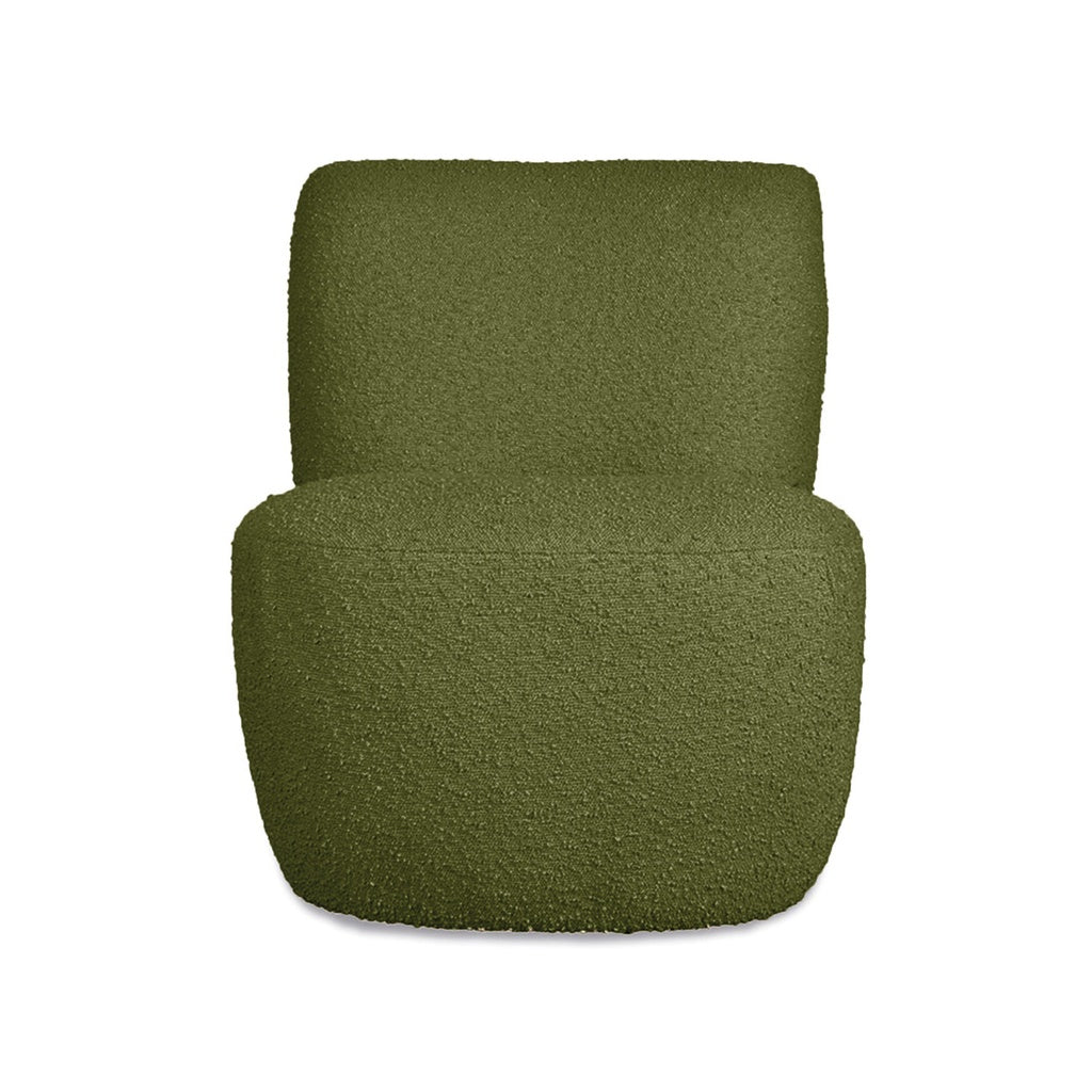 Fauteuil Eve tissu bouclette