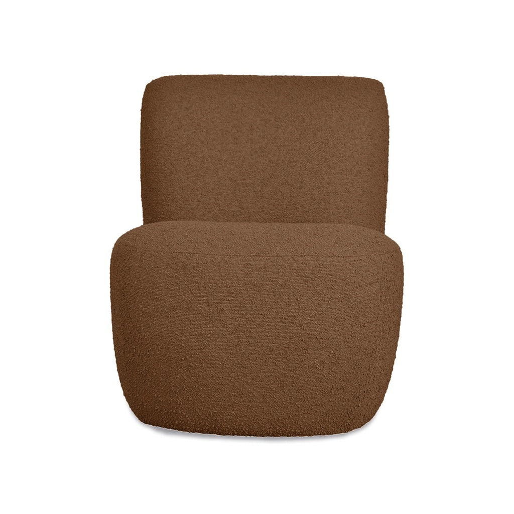 Fauteuil Eve tissu bouclette