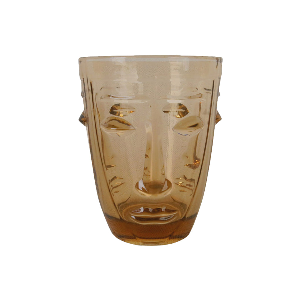 Verre gobelet Visage