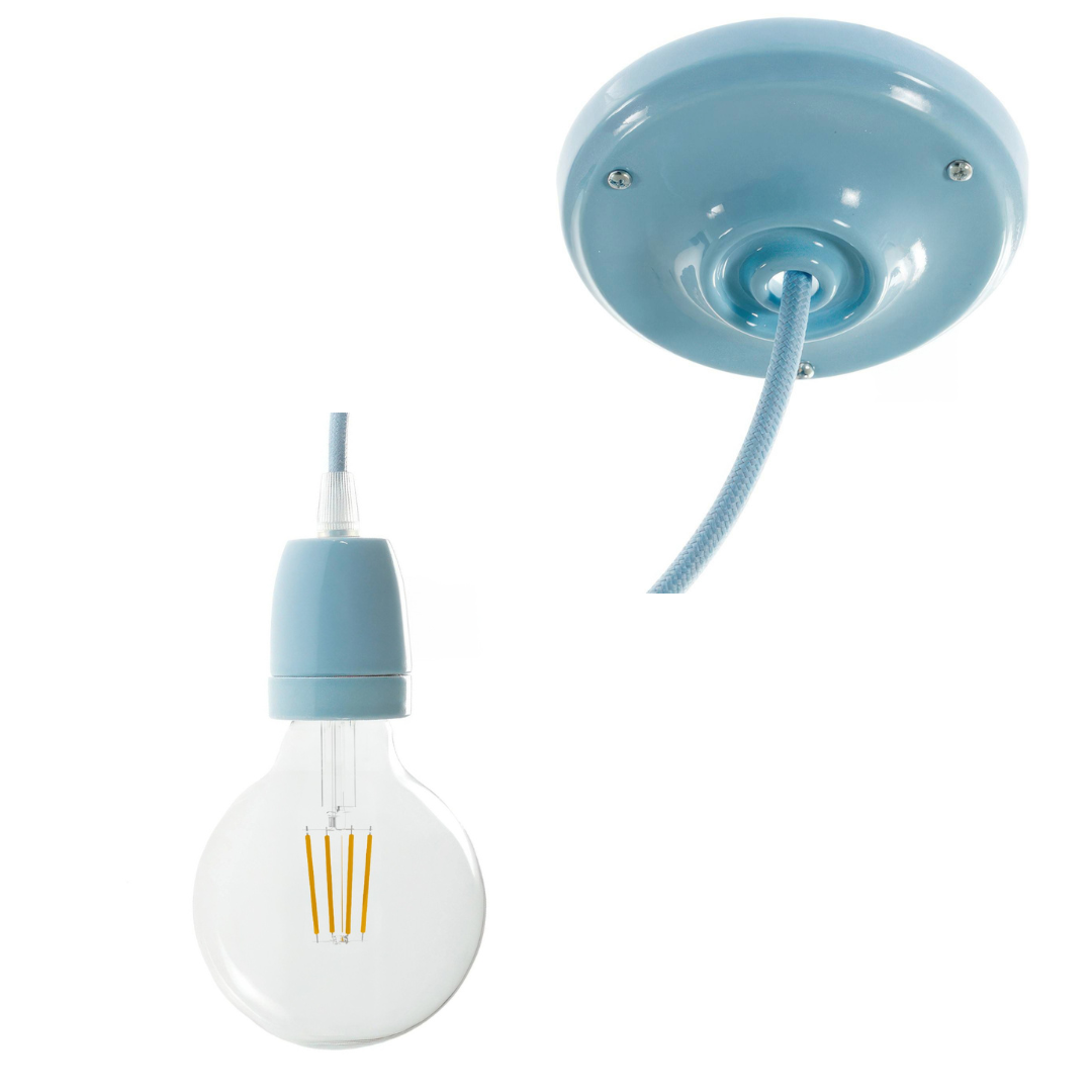 kit_douille_E27_et_rosace_porcelaine bleu_creative_cable