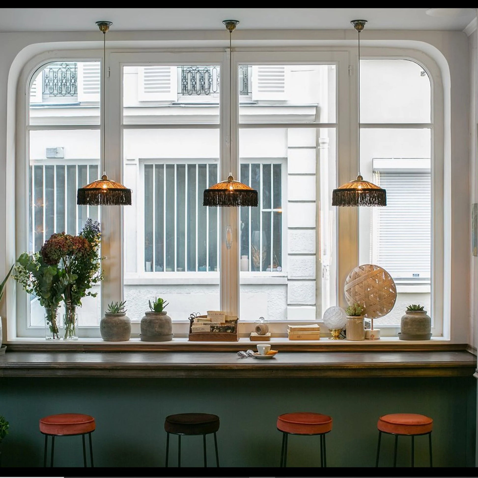 Suspension Parasol à franges Honoré Déco - Taille S