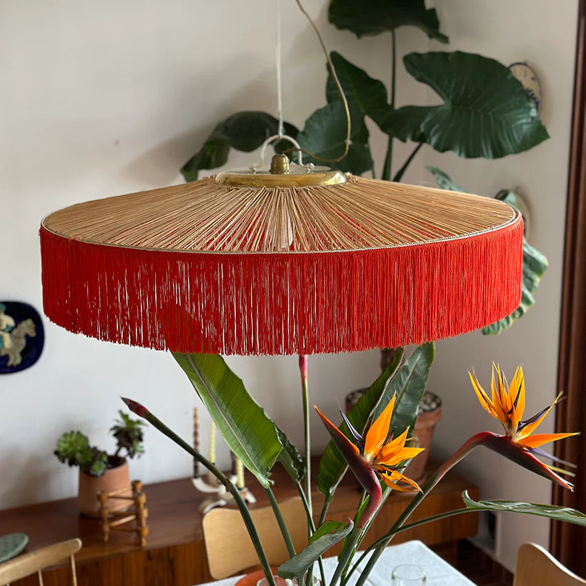 parasol a franges oranges honore deco 