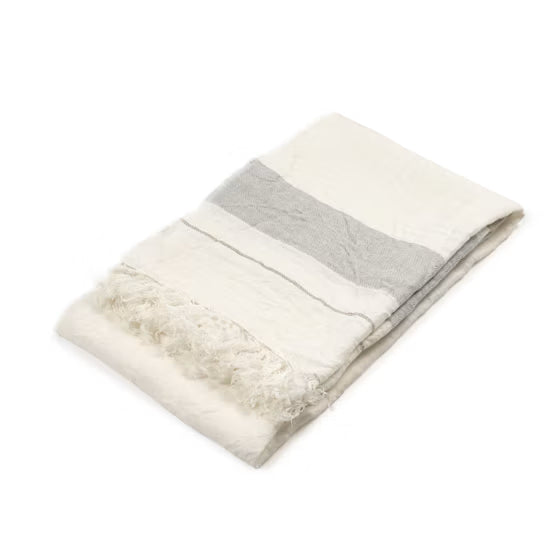 plaid fouta lin libeco oyster nantes les petites baladeuses