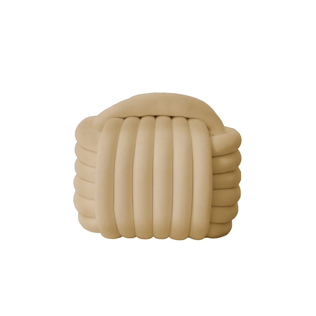 pouf-passementerie sable opjet nantes les petites baladeuses