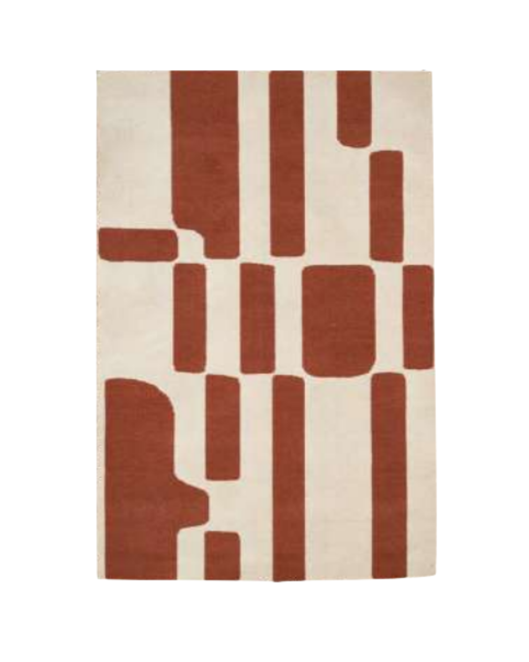 tapis killim dama homata ecru et caramel nantes les petites baladeuses