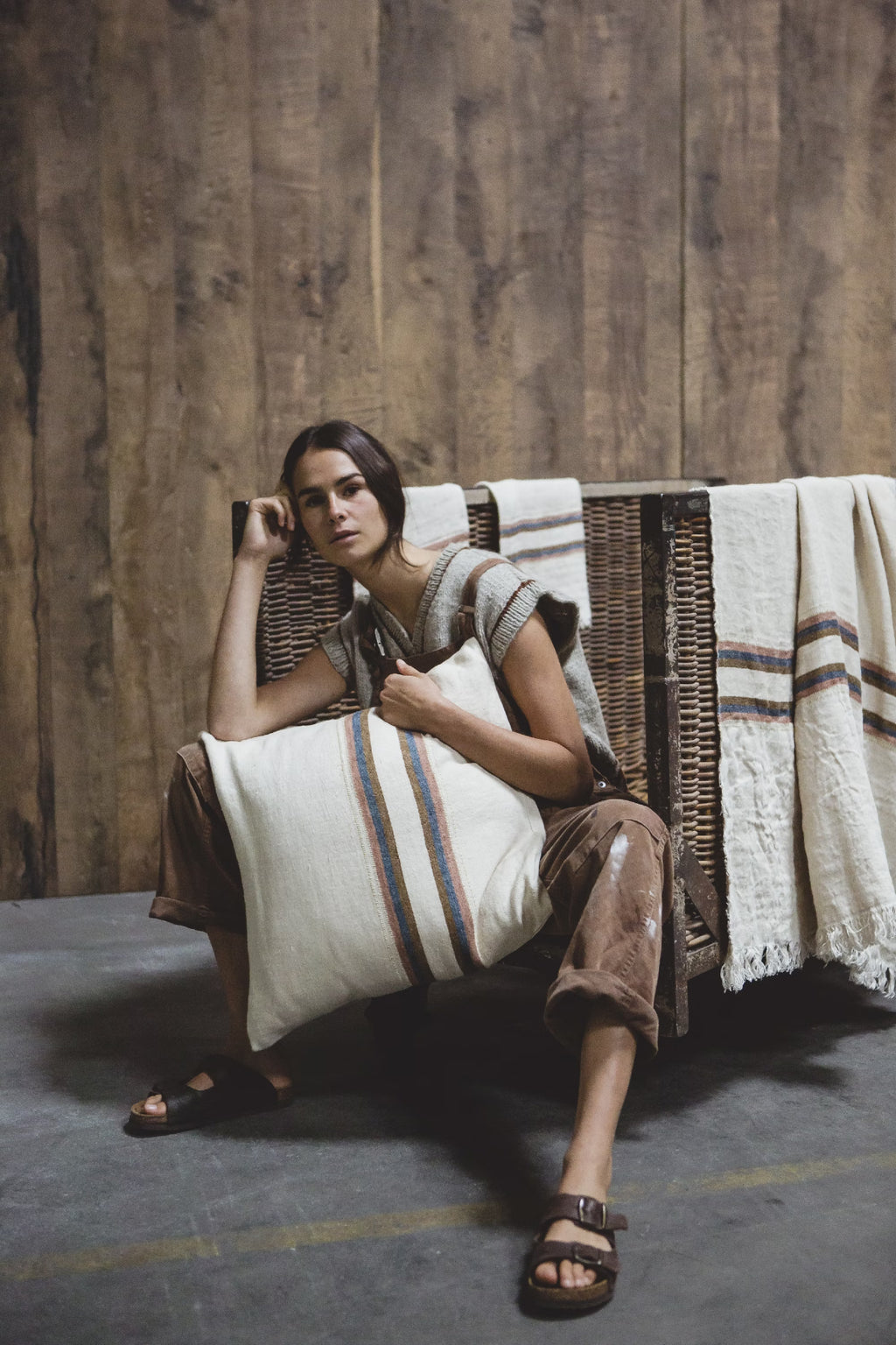 Housse de coussin en lin - Harlan