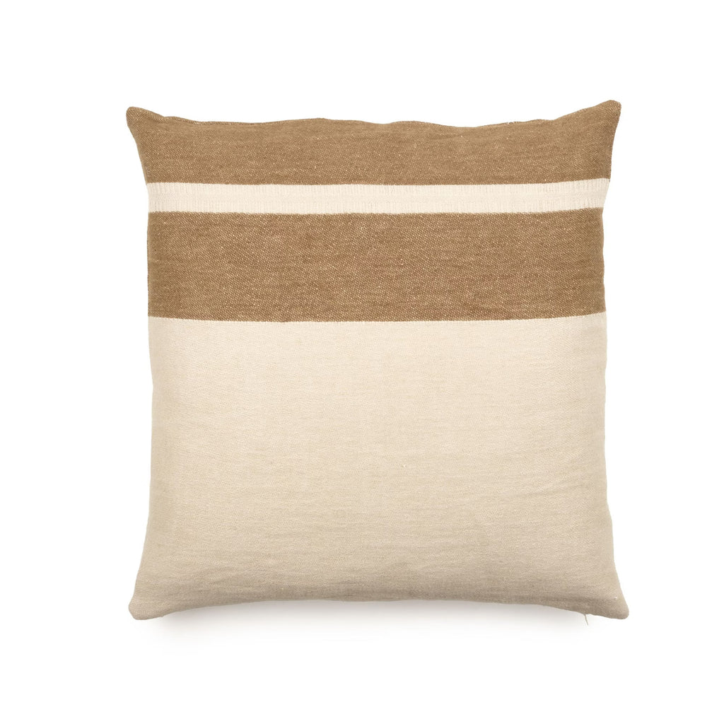 Housse de coussin en lin - Railroad Stripe