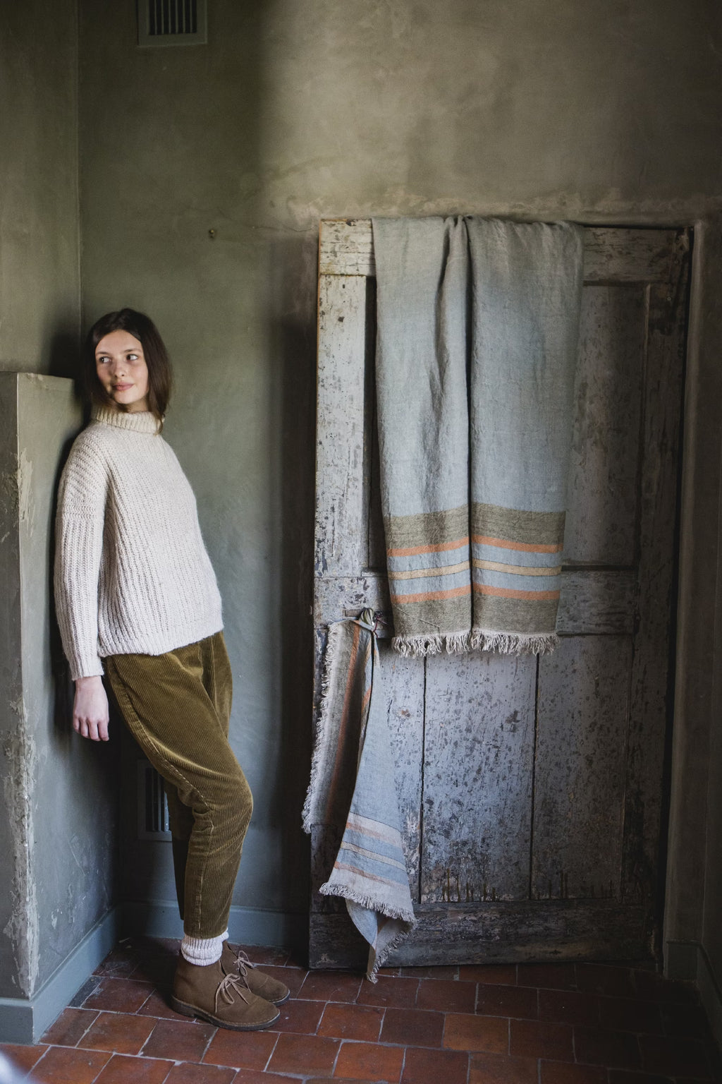 Plaid en Lin - Multi Stripe